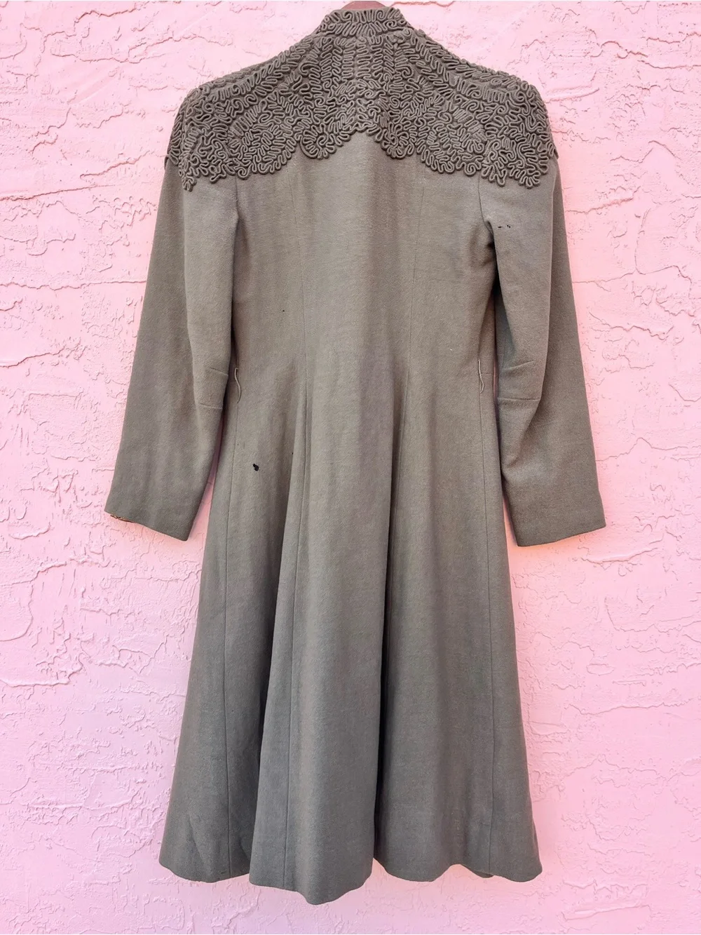 Vintage 2-Piece Set Dress Jacket Distressed Flaw